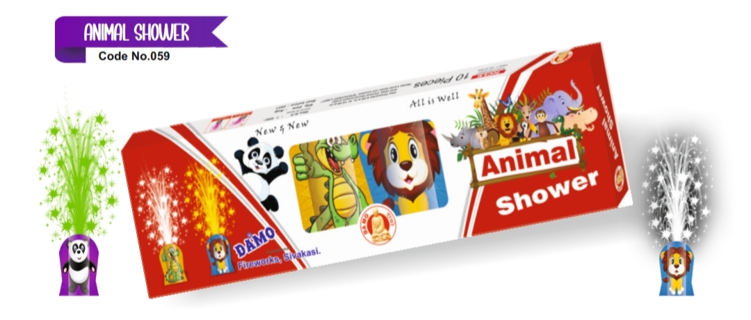 ANIMAL SHOWER (1 BOX = 10 PCS)