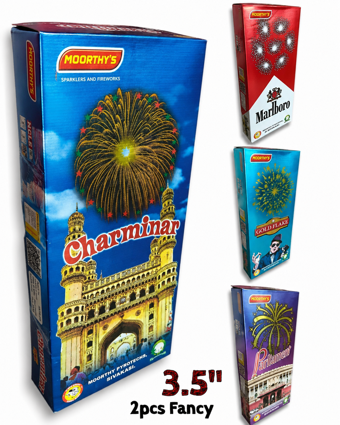 3.5'' FANCY (2PCS) MOORTHYS